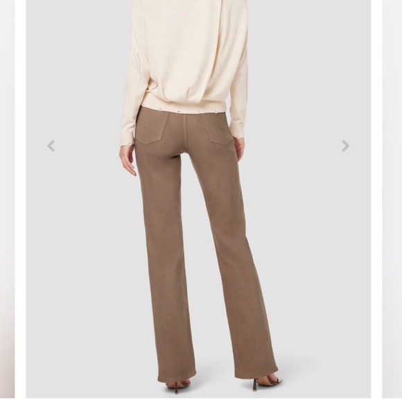 Hudson Jeans Faye Ultra-High Rise Flare Jean in Coated Chinchilla - Picture 3 of 8